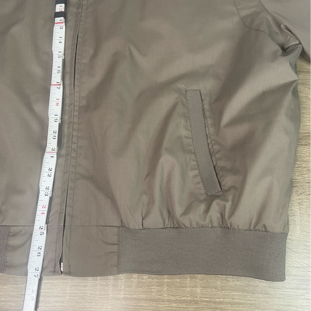 Vintage Members Only Racer Jacket Mens XXL Khaki Lightweight Zip Up Bomber Coat - Picture 15 of 16